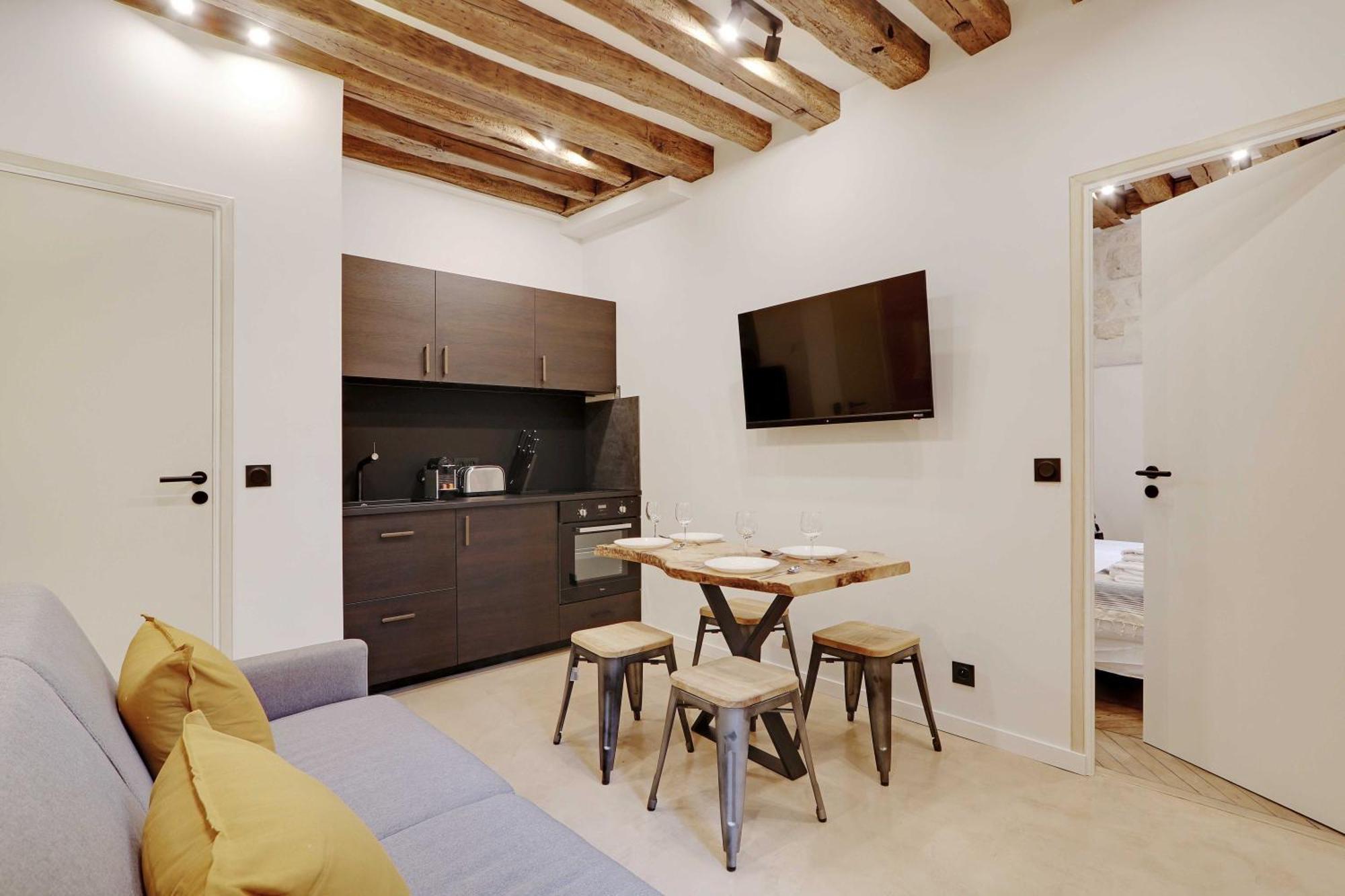 Authentic Apartment - 1Br-4P - Le Marais Paris Exterior photo