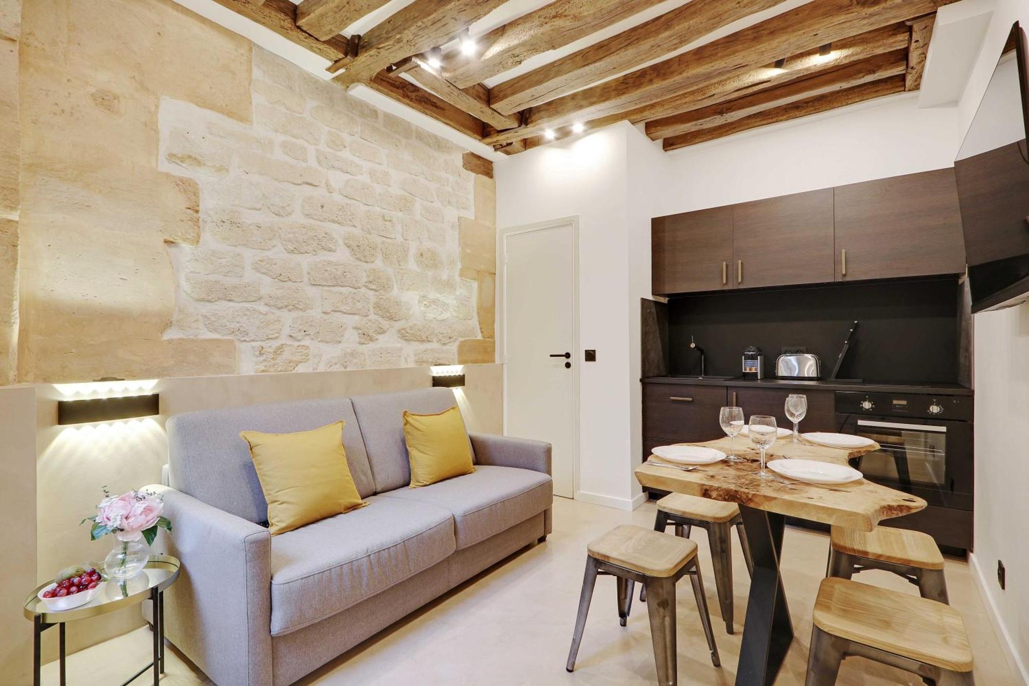 Authentic Apartment - 1Br-4P - Le Marais Paris Exterior photo